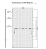 حار بيع Bifacial Mono P-Type 670W PV الألواح الشمسية الألواح الشمسية